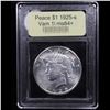 Image 4 : ***Auction Highlight*** 1925-s vam 1i Peace Dollar $1 Graded Choice+ Unc By USCG (fc)