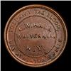 Image 2 : 1863 EW Hall Whitehall N.Y. F-NY-985-A-1a Civil War Token 1c Grades Select Unc BN