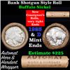 Image 1 : Buffalo Nickel Shotgun Roll in Old Bank Style 'Automat Horn & Hardart' Wrapper 1923 & d Mint Ends Gr