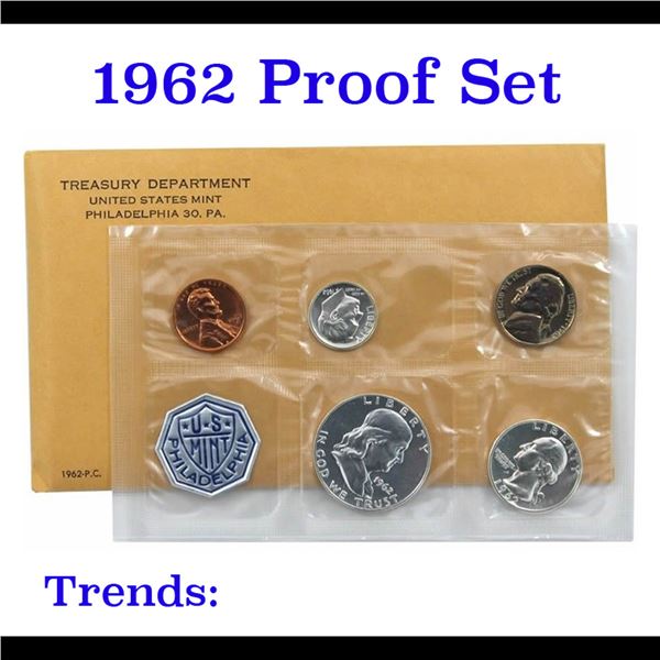 1962 Proof Set in original mint packaging