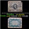 Image 1 : 1863 US Fractional Currency 5c Third Issue fr-1239 Spencer M. Clark Grades AU Details
