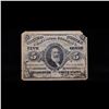 Image 2 : 1863 US Fractional Currency 5c Third Issue fr-1239 Spencer M. Clark Grades AU Details