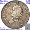 Image 8 : *HIGHLIGHT OF ENTIRE YEAR* 1792 Half Disme Bust Half Dime 1/2 10c Graded f12 By SEGS