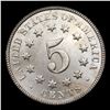 Image 3 : ***Auction Highlight*** 1874 Shield Nickel 5c Graded GEM Unc By USCG (fc)