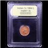 Image 4 : ***Auction Highlight*** 1864 L Indian Cent 1c Graded Choice+ Unc RB By USCG (fc)