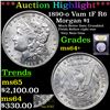 Image 1 : ***Auction Highlight*** 1890-o Vam 1F R6 Morgan Dollar $1 Graded Choice+ Unc By USCG (fc)