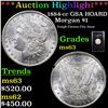 Image 1 : ***Auction Highlight*** 1884-cc GSA HOARD Morgan Dollar $1 Grades Select Unc (fc)