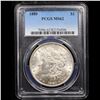 Image 2 : PCGS 1880-p Morgan Dollar $1 Graded ms62 By PCGS