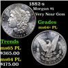 Image 1 : 1882-s Morgan Dollar $1 Grades Choice Unc+ PL