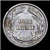 Image 3 : 1911-p Barber Dime 10c Grades Choice AU/BU Slider+