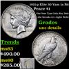 Image 1 : 1921-p Elite 30 Vam 1a R6 Peace Dollar $1 Grades Unc Details