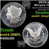 Image 1 : 1879-s Morgan Dollar $1 Grades Select Unc+ DMPL