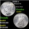 Image 1 : 1926-s Peace Dollar $1 Grades Select+ Unc