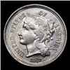 Image 2 : 1867 Three Cent Copper Nickel 3cn Grades Select+ Unc