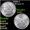 Image 1 : 1888-o Morgan Dollar $1 Grades Select+ Unc