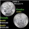 Image 1 : 1899-o Morgan Dollar $1 Grades GEM+ Unc