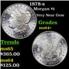 Image 1 : 1878-s Morgan Dollar $1 Grades Choice+ Unc