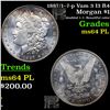Image 1 : 1887/1--7-p Vam 3 I3 R4 Morgan Dollar $1 Grades Choice Unc PL