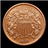 Image 2 : 1864 Two Cent Piece 2c Grades Select AU