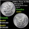 Image 1 : 1890-s Vam 51 R5 Morgan Dollar $1 Grades Select+ Unc