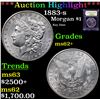 Image 1 : ***Auction Highlight*** 1883-s Morgan Dollar $1 Graded Select Unc By USCG (fc)