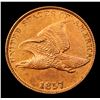 Image 2 : ***Auction Highlight*** 1857 Flying Eagle Cent 1c Graded Choice Unc BN By USCG (fc)