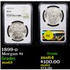 Image 1 : NGC 1899-o Morgan Dollar $1 Graded ms63 By NGC