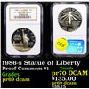 Image 1 : Proof 1986-s Statue of Liberty Modern Commem Dollar $1 Graded pr69 dcam By NGC