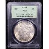 Image 2 : PCGS 1887-p OGH Morgan Dollar $1 Graded ms64 By PCGS