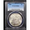 Image 2 : PCGS 1880-p Morgan Dollar $1 Graded ms62 By PCGS