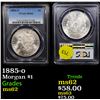 Image 1 : PCGS 1885-o Morgan Dollar $1 Graded ms62 By PCGS