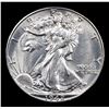 Image 2 : 1942-d Walking Liberty Half Dollar 50c Grades Select+ Unc