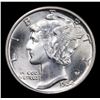 Image 2 : 1934-p Mercury Dime 10c Grades GEM+ FSB