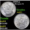 Image 1 : 1889-p Morgan Dollar $1 Grades Select+ Unc