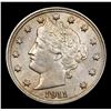 Image 2 : 1911 Liberty Nickel 5c Grades Choice Unc