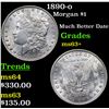 Image 1 : 1890-o Morgan Dollar $1 Grades Select+ Unc