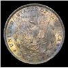 Image 3 : 1883-o Rainbow Toned Morgan Dollar $1 Grades Choice+ Unc