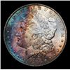 Image 2 : 1886-p Rainbow Toned Morgan Dollar $1 Grades Select+ Unc