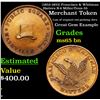 (1852-1853) Francisco & Whitman Hatters R-6 Miller-Tenn-55 Merchant Token Grades GEM Unc BN