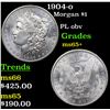 Image 1 : 1904-o Morgan Dollar $1 Grades GEM+ Unc