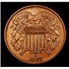 Image 2 : 1865 Two Cent Piece 2c Grades Choice AU/BU Slider+