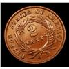 Image 3 : 1865 Two Cent Piece 2c Grades Choice AU/BU Slider+