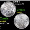 1904-o Morgan Dollar $1 Grades GEM+ Unc