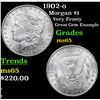 Image 1 : 1902-o Morgan Dollar $1 Grades GEM Unc