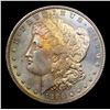 Image 2 : 1886-p Rainbow Toned Morgan Dollar $1 Grades Choice Unc PL