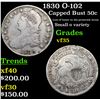 Image 1 : 1830 O-102 Capped Bust Half Dollar 50c Grades vf++