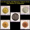 Image 1 : Lot #22 of the 450 Masonic Tokens from The Walter O. Collection