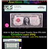 ***Auction Highlight*** 1928 $1 Red Seal Legal Tender Note FR-1500 Graded cu65 PPQ By PCGS (fc)
