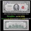 1966 $100 Red Seal United States Note Grades Choice AU/BU Slider EPQ