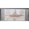 Image 2 : 1862 $5 Five Dollar Bill State of Georgia Note Cr-5  James Oglethorpe (Founder Of Georgia) Grades Ge